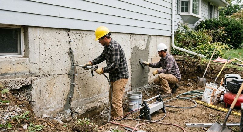 Basement Crack Repair in Hernando County, FL