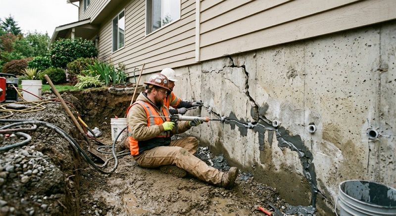 Basement Crack Repair in Hernando County, FL