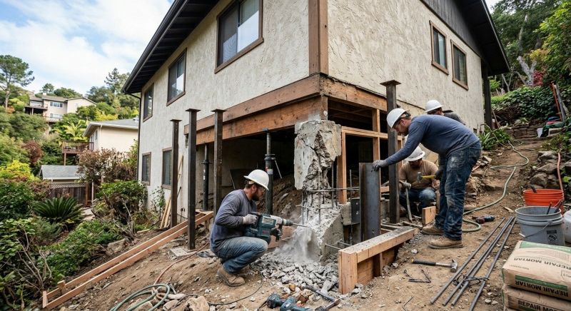 Concrete Foundation Repair in Lecanto, FL