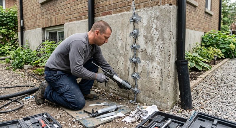 Cracked Basement Floor Repair in Hernando County, FL