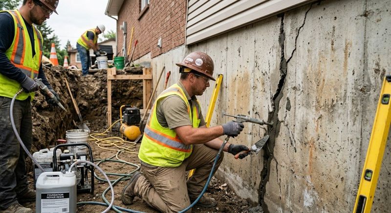 Cracked Foundation Repair in Brooksville, FL
