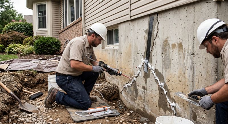 Cracked Foundation Repair in Inverness, FL