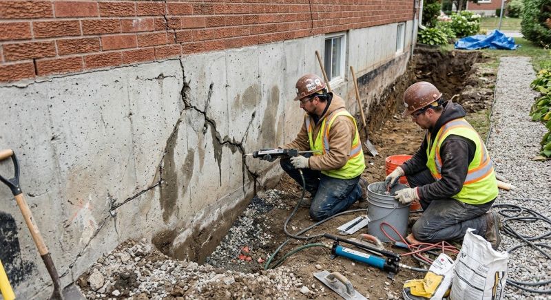 Cracked Foundation Repair in Hernando County, FL