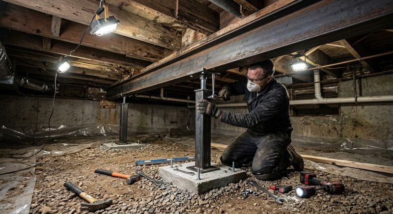Crawlspace Structural Repair in Hernando County, FL