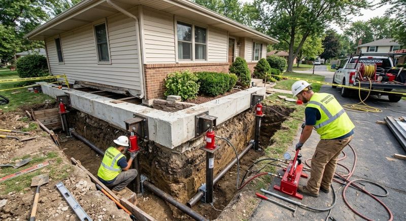 Foundation Jacking in Odessa, FL