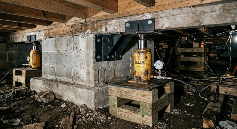 Foundation Jacking in Wesley Chapel, FL