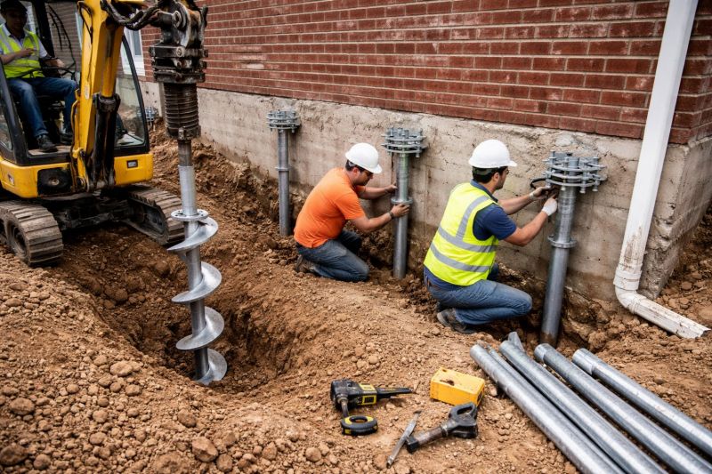 Helical Piers Installation in Hernando County, FL