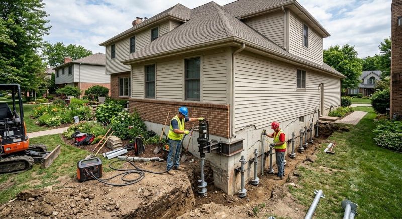 Helical Piers Installation in Hernando County, FL