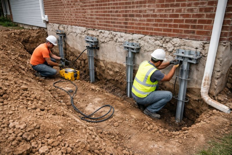 Helical Piers Installation in Hernando County, FL
