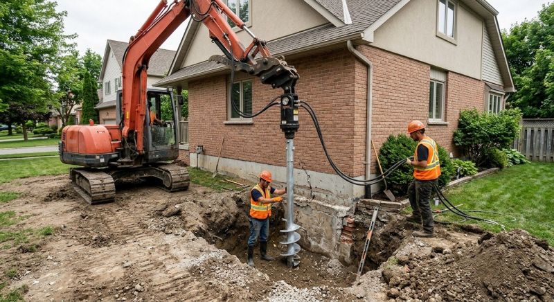 Helical Pile Installation in Hernando County, FL