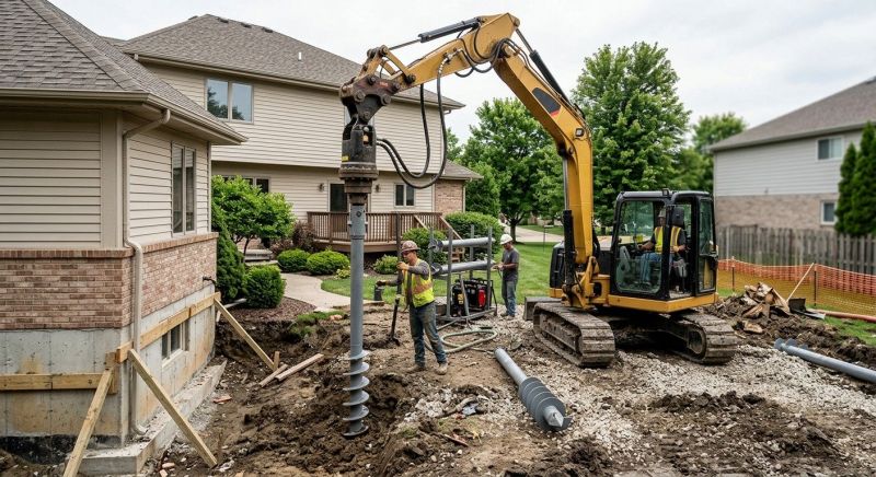 Helical Pile Installation in Hernando County, FL
