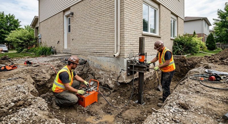 Sinking Foundation Lifting in Hernando County, FL