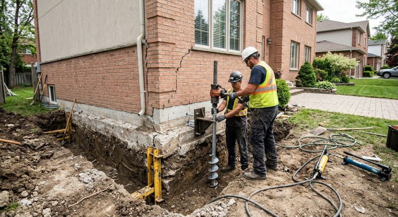 Sinking Foundation Repair in Lutz, FL