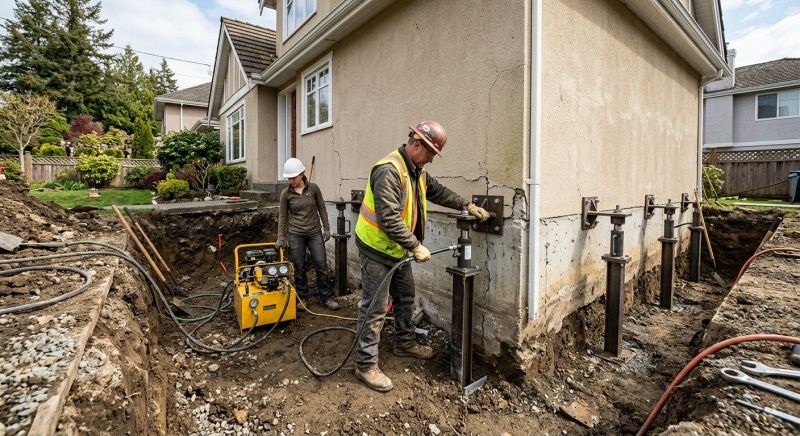 Sinking Foundation Repair in Lutz, FL