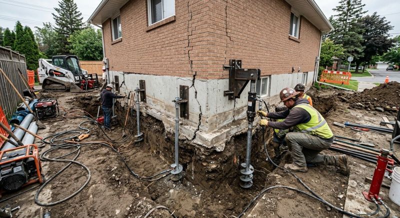 Sinking Foundation Repair in Wesley Chapel, FL